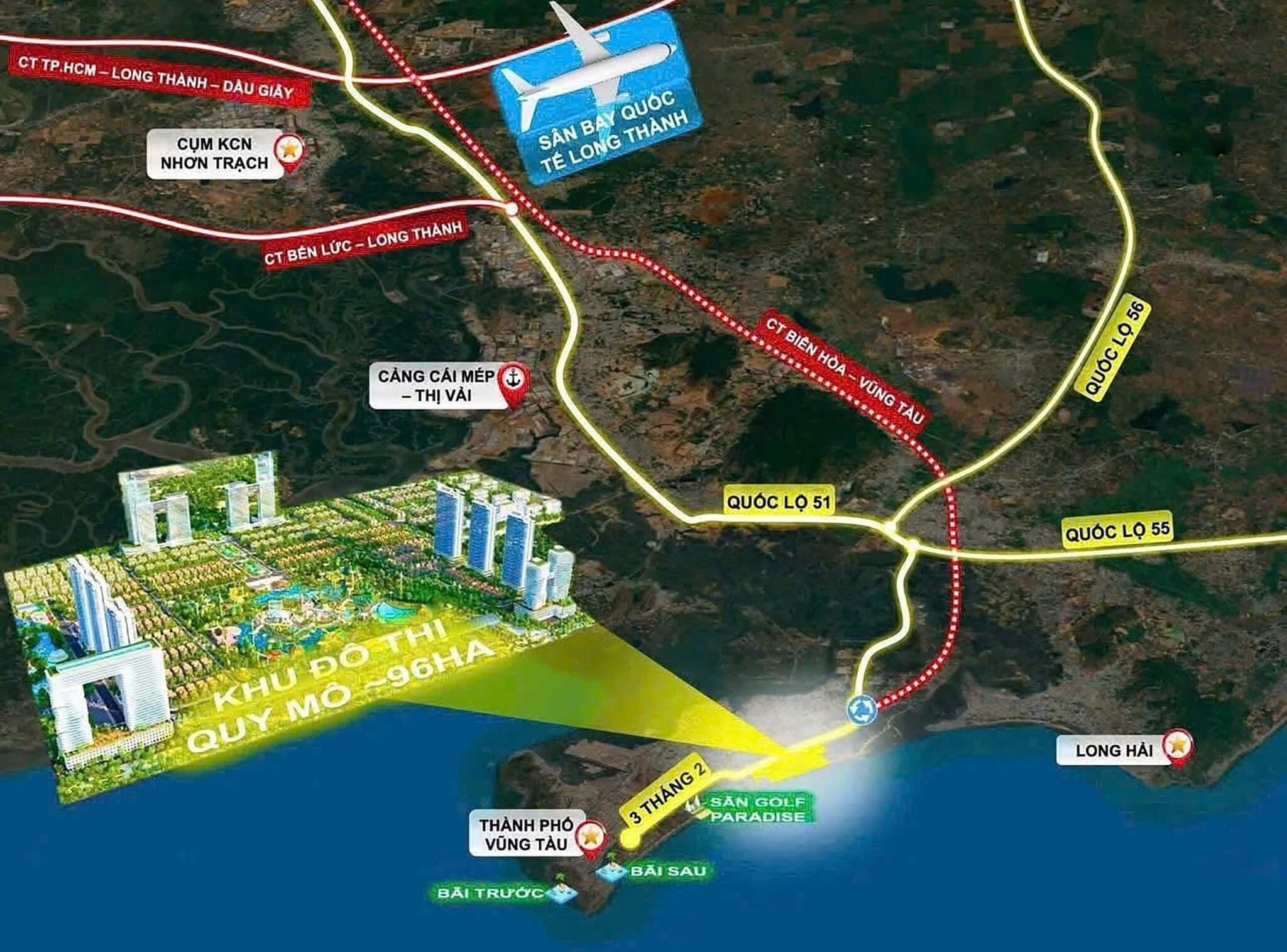 vị trí dự án blanca city